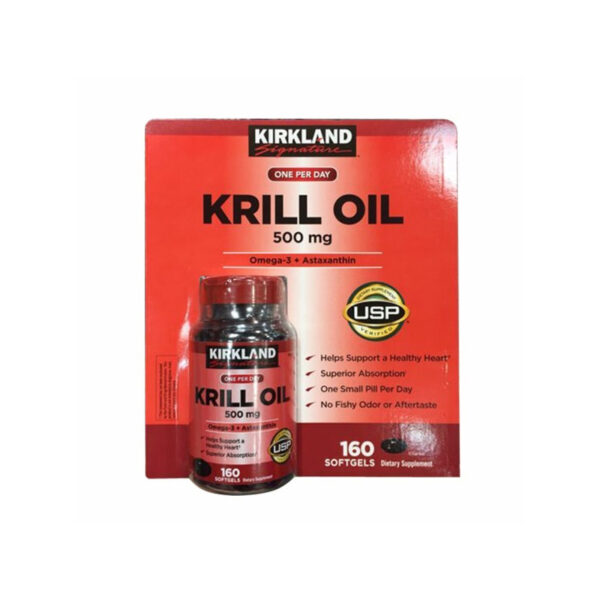Kirkland, Krill Oil 500 mg (160 Softgels) - Image 2