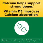 Nature Made Calcium 600 mg with Vitamin D3 (60 Tablets) - Image 4