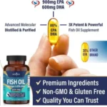 NEW AGE Omega 3 Fish Oil 2500mg (90 Softgels) - Image 2