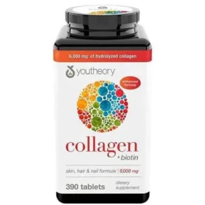 Youtheory Collagen + Biotin (390 Tablets)