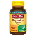 Nature Made Magnesium Glycinate 200 mg | 60 Capsules