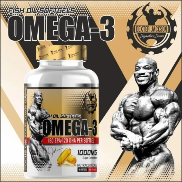 Dexter Jackson Fish Oil Softgels Omega-3 1000mg (90 Softgels) - Image 3