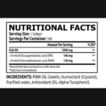 Core Champs, Omega-3 Fish Oil 1000mg, (100 Softgels) - Image 2