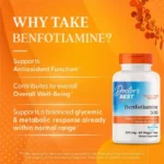 Doctor’s Best Benfotiamine 300 mg (60 Veg Capsules) - Image 5