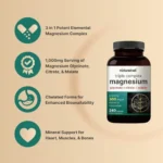 NatureBell Triple Complex Magnesium (240 Capsules) | Magnesium Glycinate 500mg with Citrate & Malate - Image 4