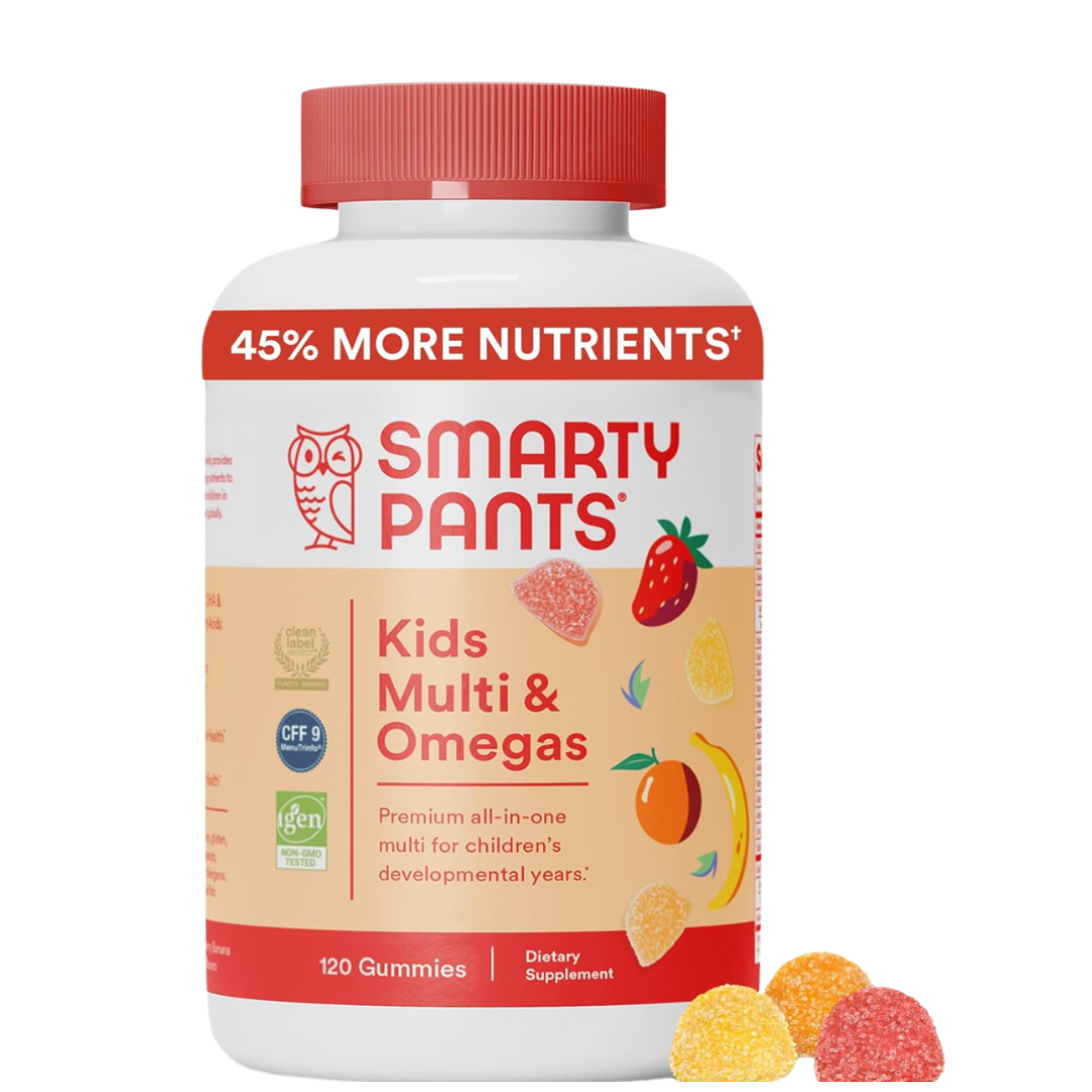 Untitled design_20251028_123841_0000 SmartyPants Kids Plus Multi & Omagas – 120 Gummies - Image 1