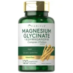 Carlyle Magnesium Glycinate with Ashwagandha 2740mg (120 Capsules)
