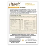 HealthAid Hair-Vit Strong Thick And Shiny Hair (30 Capsules) - Image 2