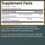 Bronson Basics Vitamin K2 D3 (MK7) Supplement (120 Tablets) - Image 3
