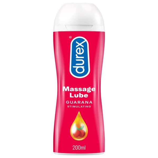 Durex Play 2in1 Light & Non Greasy Stimulating Massage Lubricant with Arousing Guarana – 200ml - Image 1