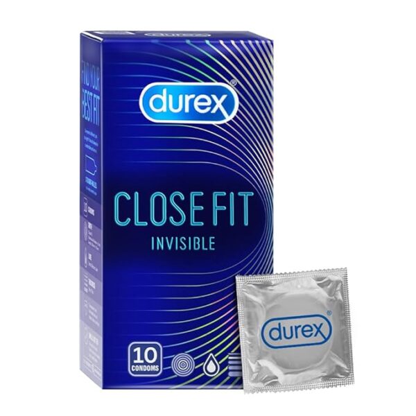 Durex Close Fit Invisible Condoms for Men -10s - Image 1