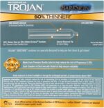 Trojan Bareskin Premium Thin Lubricated Condoms, 24 Count - Image 2