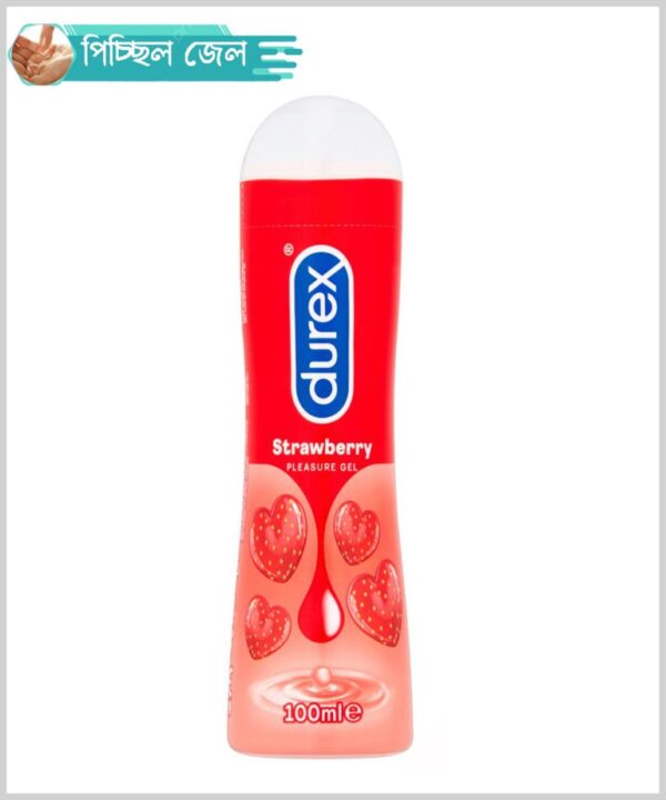 Durex Strawberry Lubrication Gel 100 ML - Image 1