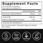 FORCE FACTOR L-Arginine 3000mg (150 Capsules) - Image 2