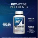 GAT Men’s Multi +Test, (150 Tablets) - Image 2