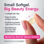 Biotin Hair Revitalizer, 10,000 mcg, 300 Softgels - Image 4