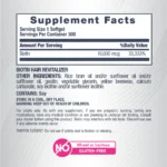 Biotin Hair Revitalizer, 10,000 mcg, 300 Softgels - Image 2