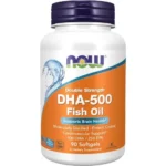 NOW Foods, Double Strength DHA-500 Fish Oil (90 Softgels)