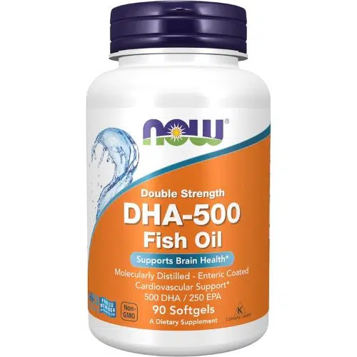NOW-Foods-DHA-500-Fish-Oil-Price-in-Bangladesh.jpg NOW Foods, Double Strength DHA-500 Fish Oil (90 Softgels) - Image 1