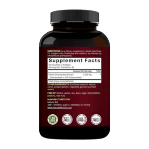 NatureBell-Panax-Korean-Red-Ginseng-2250mg-240-Softgels-3-300x300 NatureBell Panax Korean Red Ginseng 2250mg – 240 Softgels - Image 3