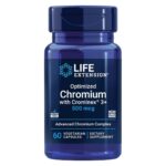 Life Extension Optimized Chromium with Crominex 3+ 500mcg Veg Cap 60-Count