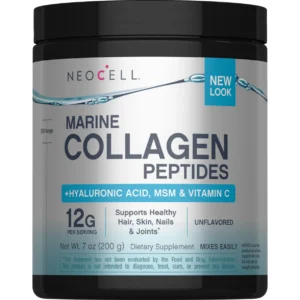 Marine Collagen Peptides + Hyaluronic Acid, MSM & C Powder, 7 oz (200 g) Powder