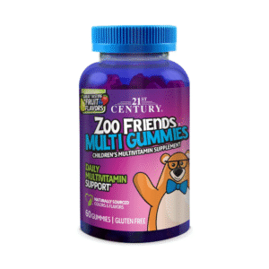 21st Century Zoo Friends Multi Gummies, Fruit 60 Gummies