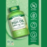 Nature’s Truth Fish Oil 2000mg | Omega-3 | Lemon Flavor | 110 Softgels - Image 4