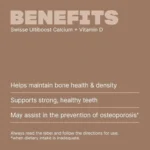 Swisse Ultiboost Calcium + Vitamin D – Supports Absorption of Dietary Calcium | Supplement for Women & Men | Bone Strength Support – 150 Tablets - Image 4