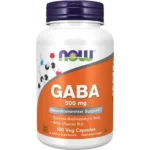 NOW Foods, GABA 500 mg (100 Veg Capsules)
