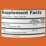 NOW Foods, GABA 500 mg (100 Veg Capsules) - Image 2