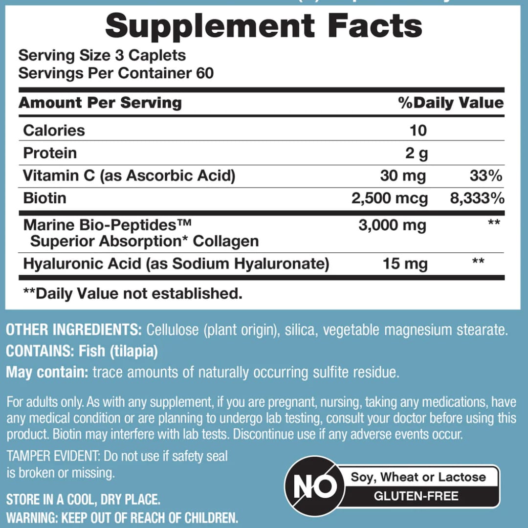 WhatsApp Image 2025-11-11 at 22.08.16_1951803a Marine Collagen Bio-Peptides Double Strength + Hyaluronic Acid, 180 Caplets - Image 2