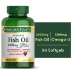 Nature’s Bounty Fish Oil (2,400 mg) Odorless – 90 softgels