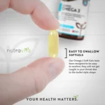 Nutravita Omega 3 Fish Oil 2000mg with 660mg EPA & 440mg DHA per Serving – 240 Softgel Capsules with High Dose Pure Fish Oil – DHA and EPA for Normal Heart Functioning (240 Softgel Capsules) - Image 4