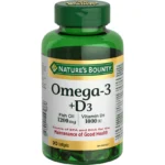 Nature's Bounty Omega-3 + D3 Fish 1200mg / D3 1000IU 90 softgels