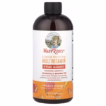 MaryRuth's, Liquid Morning Multivitamin + Hair Growth, Peach Mango, 15.22 fl oz (450 ml)