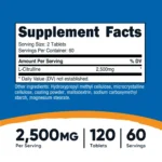 Nutricost L-Citrulline (2,500 mg) – 120 tablets - Image 3