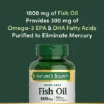 Nature's Bounty Odorless Fish Oil With Omega3 1000 Mg,120 softgels - Image 3
