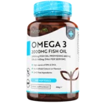 Nutravita Omega 3 Fish Oil 2000mg with 660mg EPA & 440mg DHA per Serving – 240 Softgel Capsules with High Dose Pure Fish Oil – DHA and EPA for Normal Heart Functioning (240 Softgel Capsules)