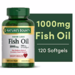 Nature's Bounty Odorless Fish Oil With Omega3 1000 Mg,120 softgels