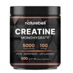 NatureBell Creatine Monohydrate Powder, 5000mg Per Serving – 500GM
