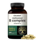 NatureBell Methylated B Complex Vitamins – 240 Veggie Capsules