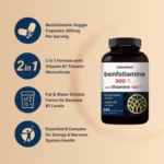 NatureBell Benfotiamine 300mg with Thiamine 100mg Per Serving 240 Veggie Capsules - Image 3
