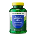 Spring Valley Calcium Magnesium & Zinc Plus Vitamin D3 250 Coated Caplets