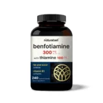 NatureBell Benfotiamine 300mg with Thiamine 100mg Per Serving 240 Veggie Capsules
